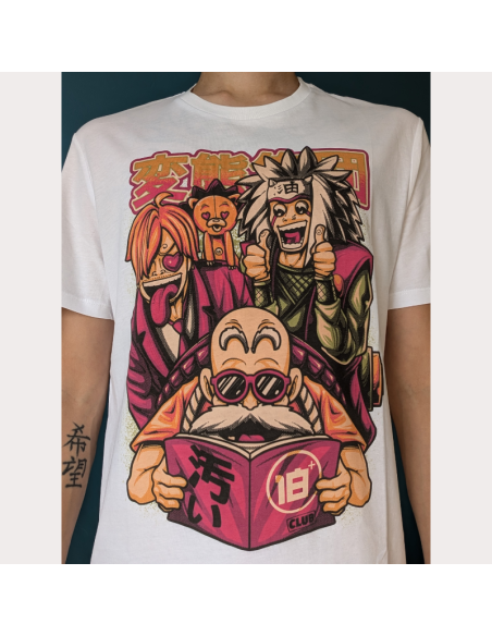 T-shirt Unisexe Éco-responsable "Club 18+" – Design Manga Humoristique