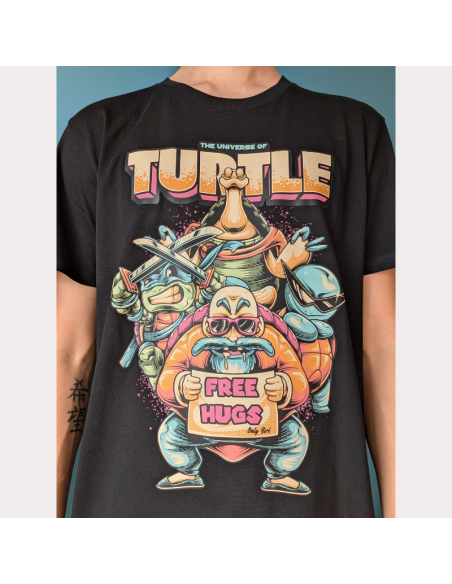 T-shirt Adulte Unisex "The Univers Of Turtle"