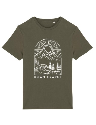 T-shirt Unisexe Éco-responsable "Minimaliste Horizon Sauvage"