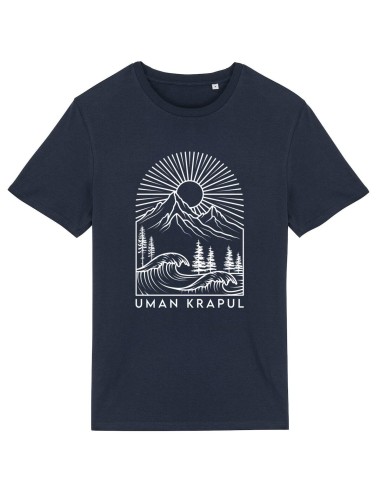 T-shirt Unisexe Éco-responsable "Minimaliste Horizon Sauvage"