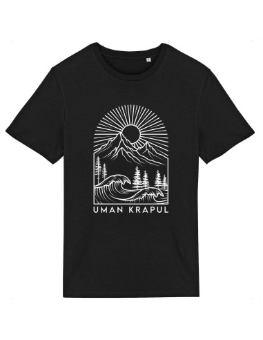 T-shirt Unisexe Éco-responsable "Minimaliste Horizon Sauvage"