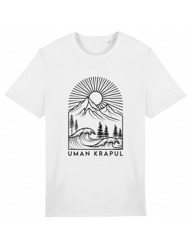 T-shirt Unisexe Éco-responsable "Minimaliste Horizon Sauvage"